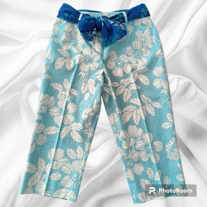 12🌴Jessica Sport floral pastel colors capris pants